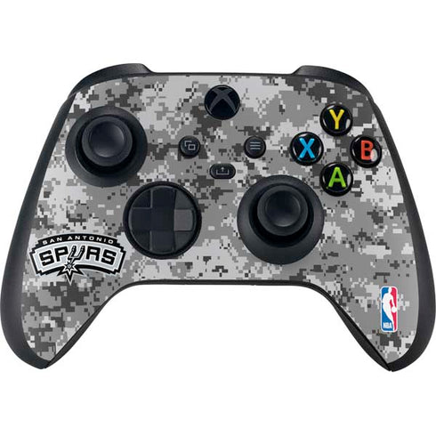 NBA San Antonio Spurs Digi Camo Xbox Series X Controller Skin