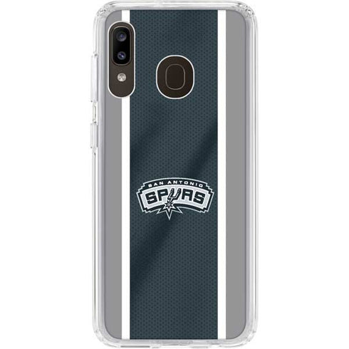NBA San Antonio Spurs Galaxy A20 Clear Case