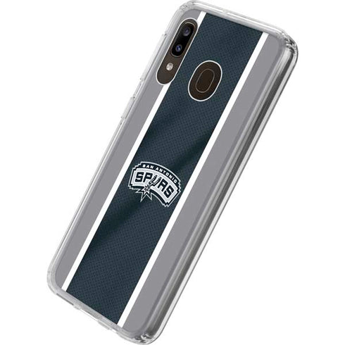 NBA San Antonio Spurs Galaxy A20 Clear Case