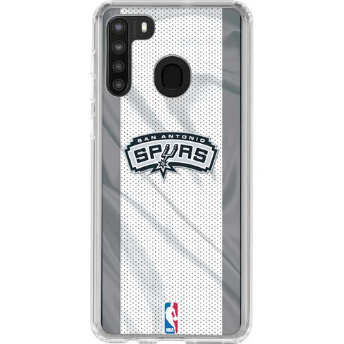 NBA San Antonio Spurs Galaxy A21 Clear Case