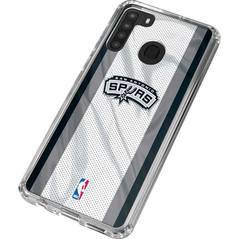 NBA San Antonio Spurs Galaxy A21 Clear Case