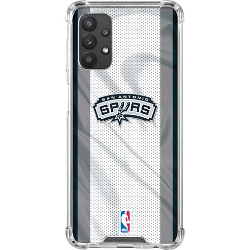 NBA San Antonio Spurs Galaxy A32 5G Clear Case