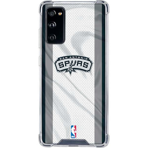 NBA San Antonio Spurs Galaxy S20 FE Clear Case