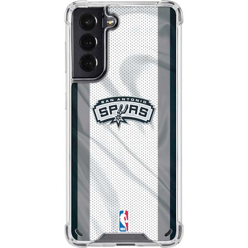 NBA San Antonio Spurs Galaxy S21 5G Clear Case