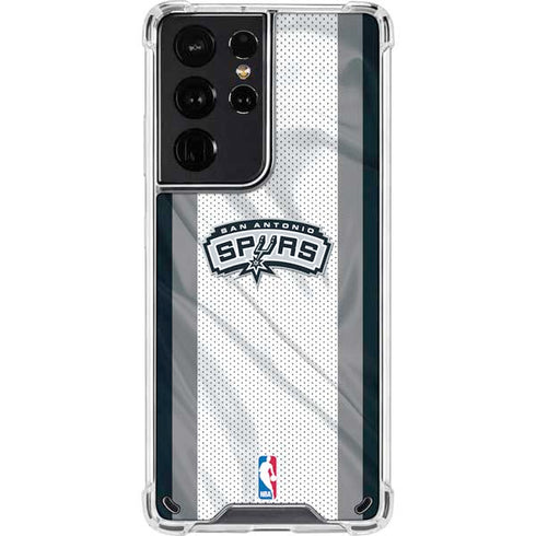 NBA San Antonio Spurs Galaxy S21 Ultra 5G Clear Case