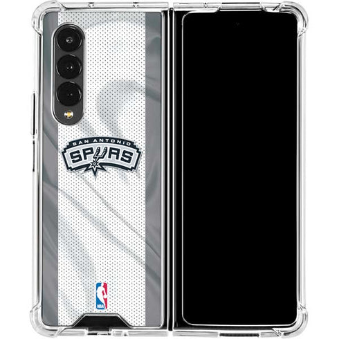NBA San Antonio Spurs Galaxy Z Fold4 5G Clear Case