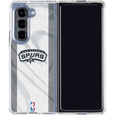 NBA San Antonio Spurs Galaxy Z Fold5 5G Clear Case