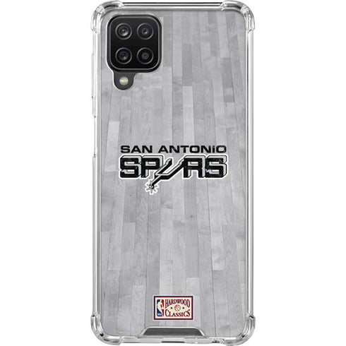 NBA San Antonio Spurs Hardwood Classics Galaxy A12 Clear Case