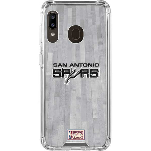 NBA San Antonio Spurs Hardwood Classics Galaxy A30 Clear Case