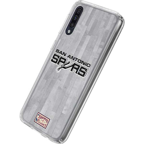 NBA San Antonio Spurs Hardwood Classics Galaxy A50 Clear Case