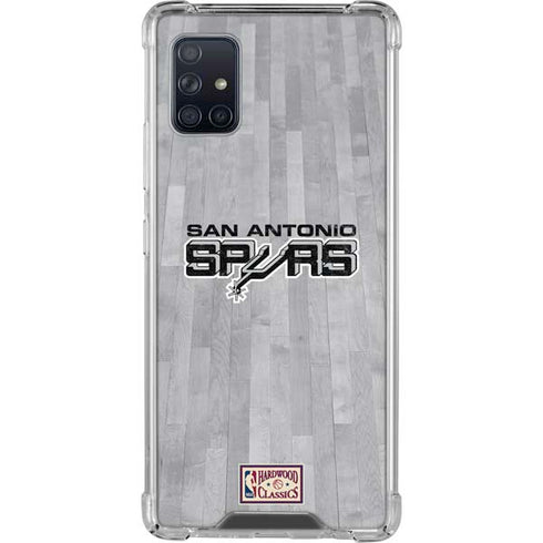 NBA San Antonio Spurs Hardwood Classics Galaxy A51 5G Clear Case