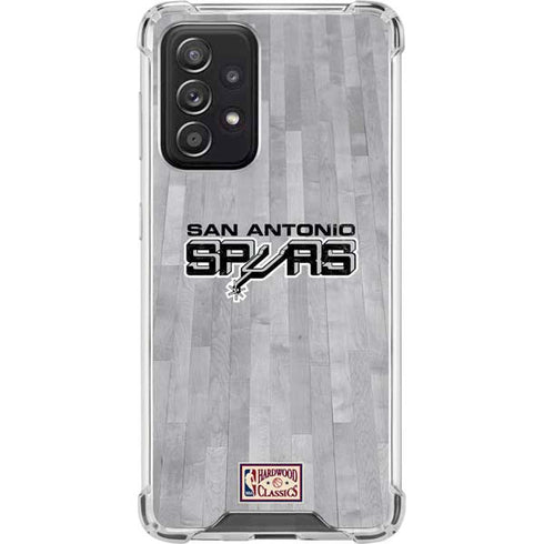 NBA San Antonio Spurs Hardwood Classics Galaxy A52 5G Clear Case