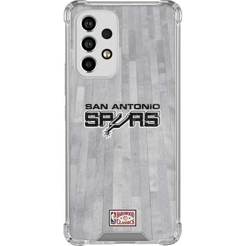 NBA San Antonio Spurs Hardwood Classics Galaxy A53 5G Clear Case