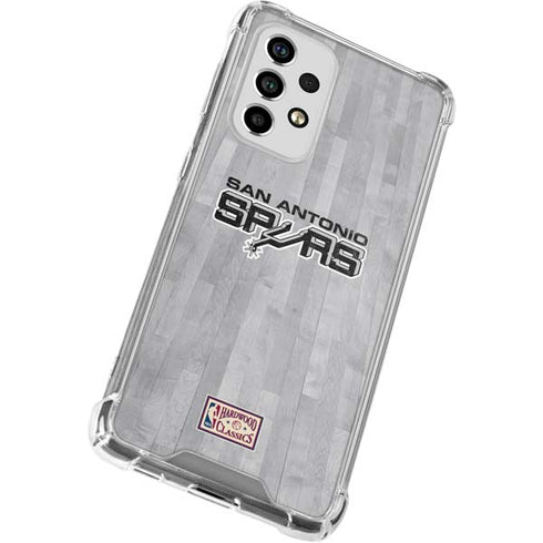 NBA San Antonio Spurs Hardwood Classics Galaxy A53 5G Clear Case