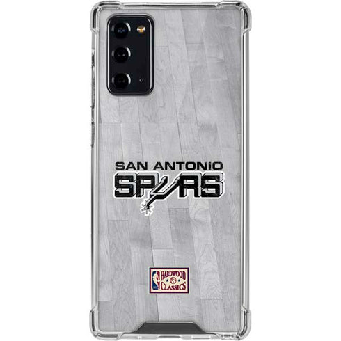 NBA San Antonio Spurs Hardwood Classics Galaxy Note20 5G Clear Case