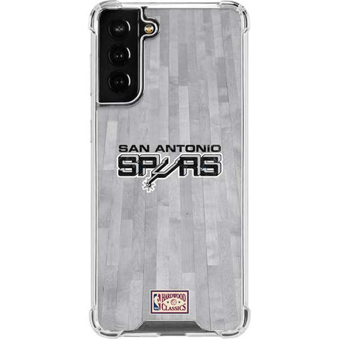 NBA San Antonio Spurs Hardwood Classics Galaxy S21 FE Clear Case