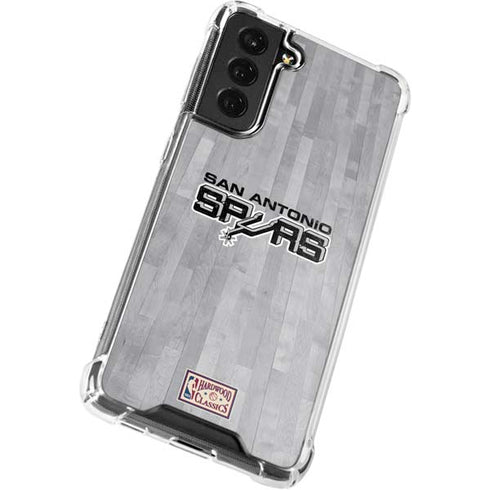 NBA San Antonio Spurs Hardwood Classics Galaxy S22 Clear Case
