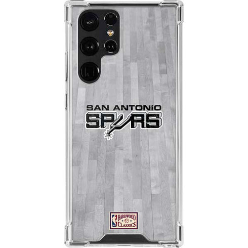 NBA San Antonio Spurs Hardwood Classics Galaxy S22 Ultra Clear Case