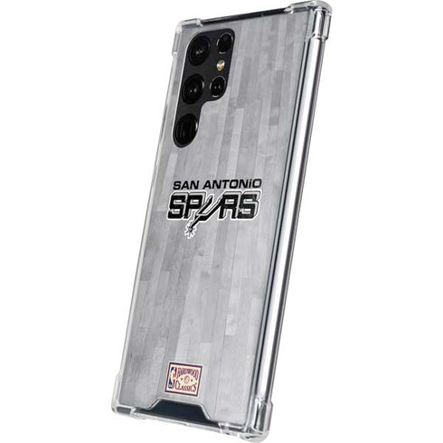 NBA San Antonio Spurs Hardwood Classics Galaxy S22 Ultra Clear Case