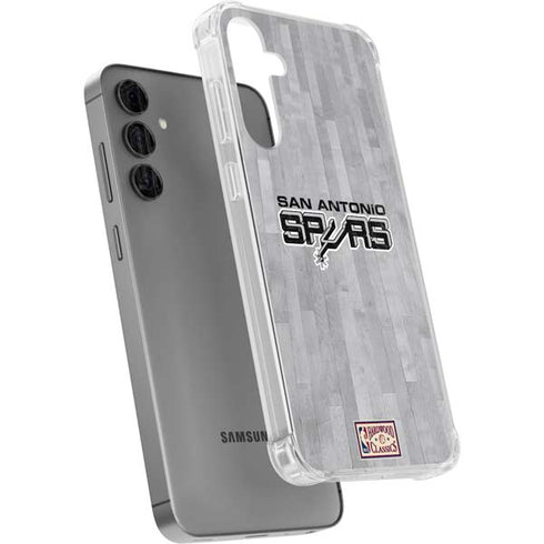 NBA San Antonio Spurs Hardwood Classics Galaxy S24 Plus Clear Case