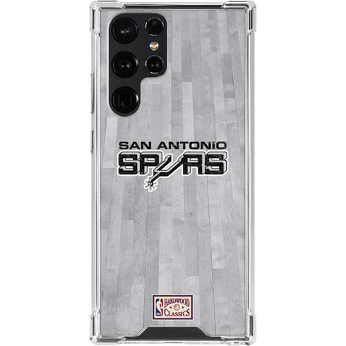 NBA San Antonio Spurs Hardwood Classics Galaxy S24 Ultra Clear Case