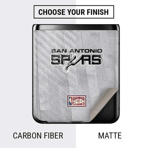 NBA San Antonio Spurs Hardwood Classics Galaxy Z Flip Skin