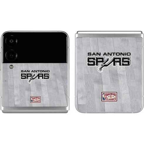 NBA San Antonio Spurs Hardwood Classics Galaxy Z Flip4 5G Skin