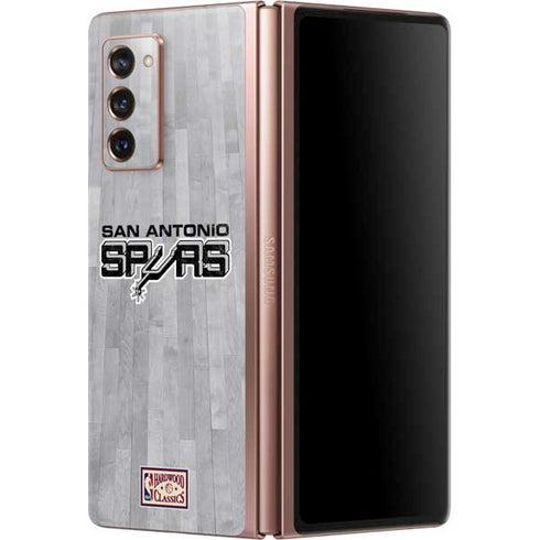 NBA San Antonio Spurs Hardwood Classics Galaxy Z Fold2 5G Skin