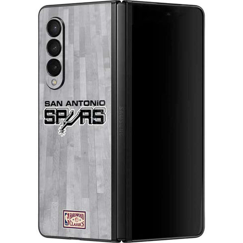 NBA San Antonio Spurs Hardwood Classics Galaxy Z Fold3 5G Skin