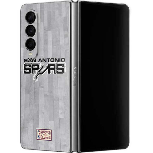 NBA San Antonio Spurs Hardwood Classics Galaxy Z Fold4 5G Skin