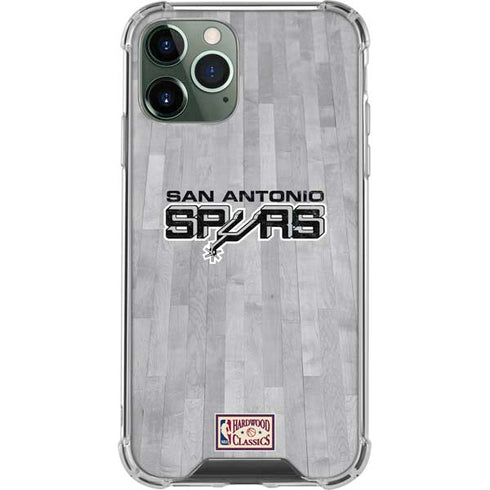 NBA San Antonio Spurs Hardwood Classics iPhone 11 Pro Max Clear Case
