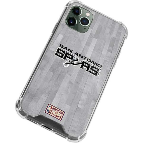 NBA San Antonio Spurs Hardwood Classics iPhone 11 Pro Max Clear Case