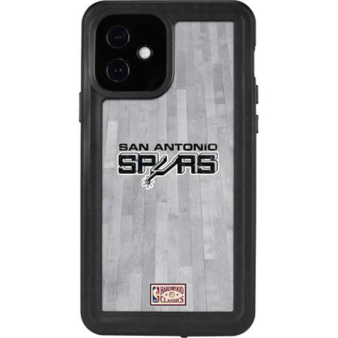 NBA San Antonio Spurs Hardwood Classics iPhone 12 Waterproof Case