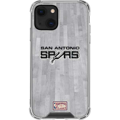 NBA San Antonio Spurs Hardwood Classics iPhone 13 Clear Case