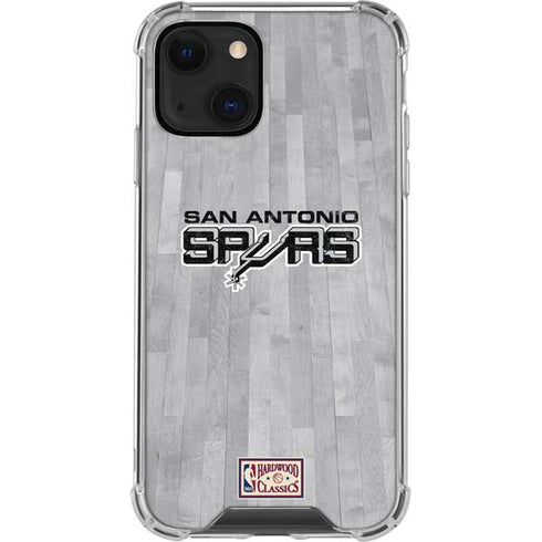 NBA San Antonio Spurs Hardwood Classics iPhone 13 Mini Clear Case