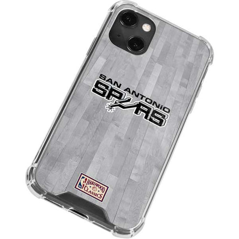 NBA San Antonio Spurs Hardwood Classics iPhone 13 Mini Clear Case