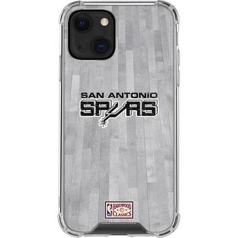 NBA San Antonio Spurs Hardwood Classics iPhone 14 Clear Case