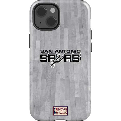 NBA San Antonio Spurs Hardwood Classics iPhone 15 Impact Case