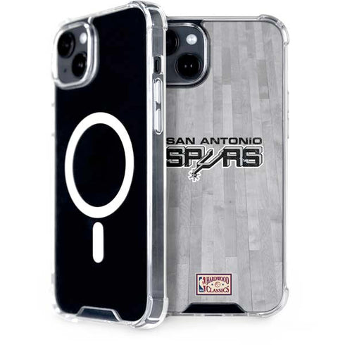 NBA San Antonio Spurs Hardwood Classics iPhone 15 Plus MagSafe Case