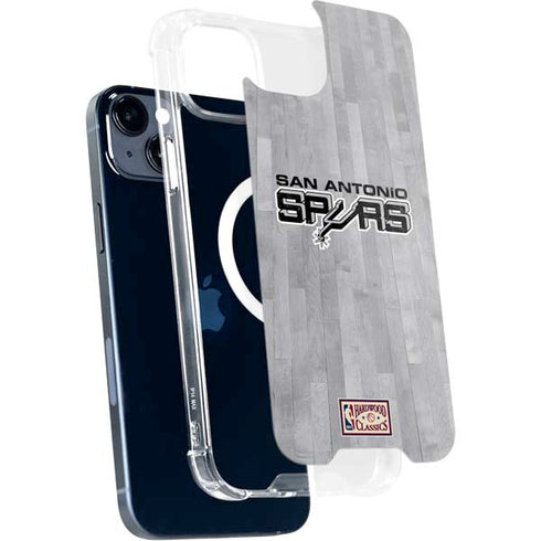 NBA San Antonio Spurs Hardwood Classics iPhone 15 Plus MagSafe Case