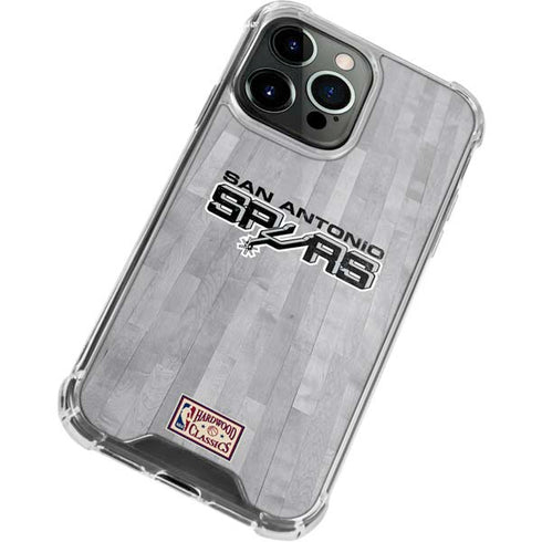 NBA San Antonio Spurs Hardwood Classics iPhone 15 Pro Clear Case