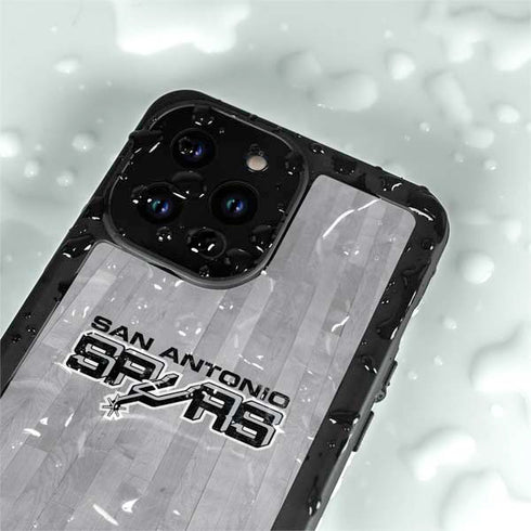 NBA San Antonio Spurs Hardwood Classics iPhone 14 Pro Max Waterproof Case