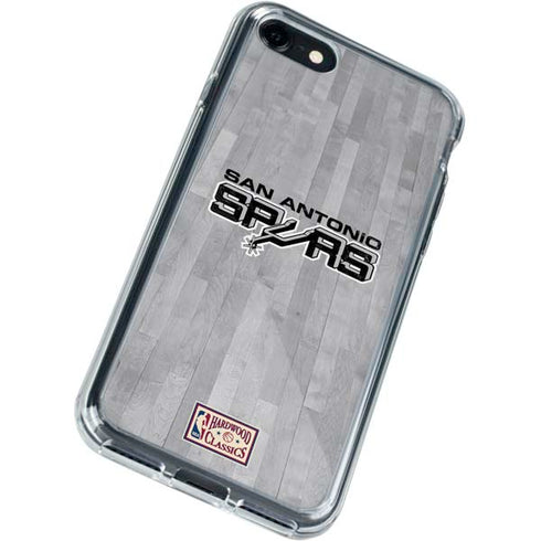 NBA San Antonio Spurs Hardwood Classics iPhone SE (2nd & 3rd Gen) Clear Case