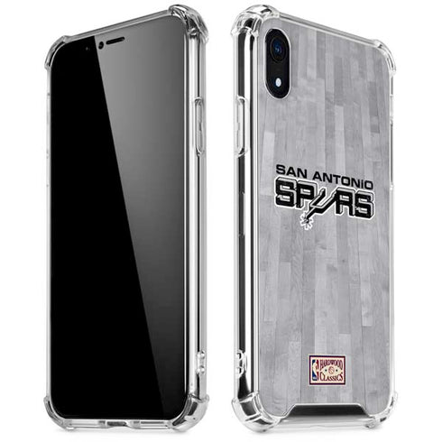 NBA San Antonio Spurs Hardwood Classics iPhone XR Clear Case