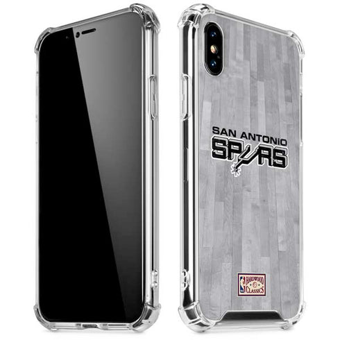NBA San Antonio Spurs Hardwood Classics iPhone XS Max Clear Case