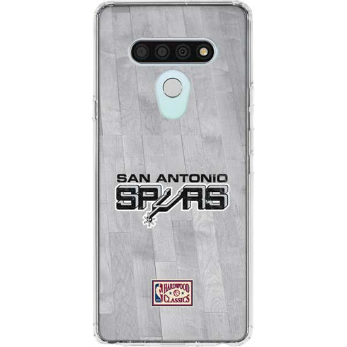 NBA San Antonio Spurs Hardwood Classics LG Stylo 6 Clear Case