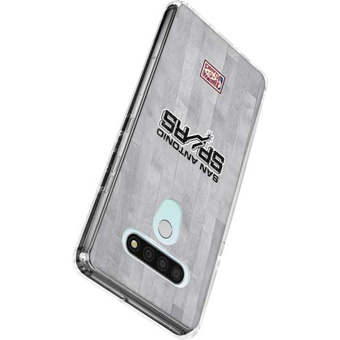 NBA San Antonio Spurs Hardwood Classics LG Stylo 6 Clear Case