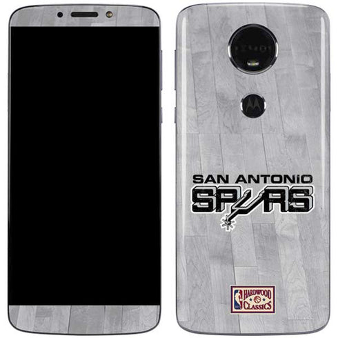 NBA San Antonio Spurs Hardwood Classics Moto E5 Plus Skin