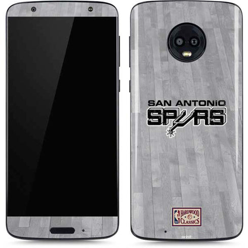 NBA San Antonio Spurs Hardwood Classics Moto G6 Skin