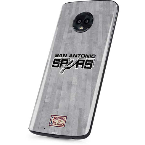 NBA San Antonio Spurs Hardwood Classics Moto G6 Skin